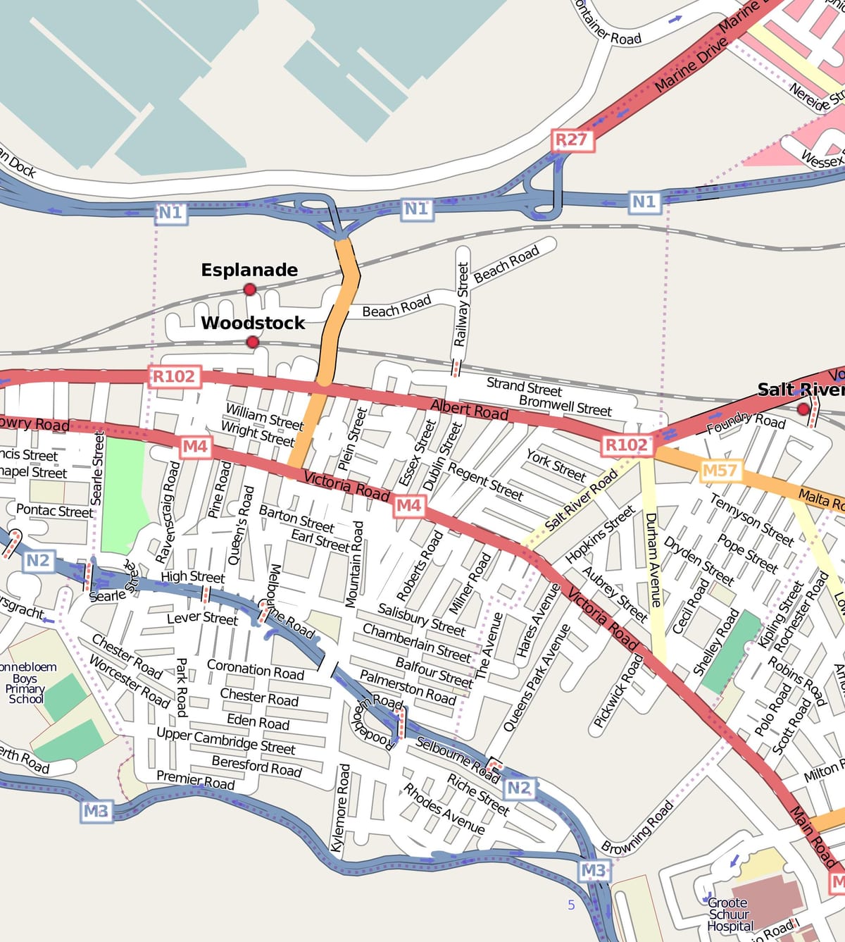 street kart over woodstock Cape Town