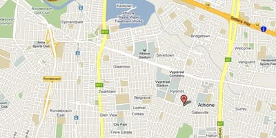 Kart av athlone Cape Town