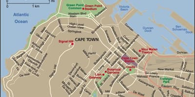 City of Cape Town kart-visningen