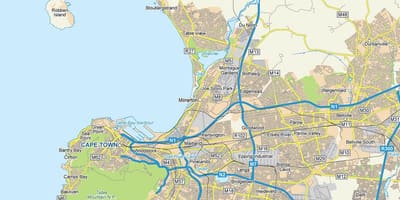Milnerton i Cape Town kart