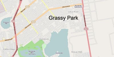 Kart av pelican park Cape Town