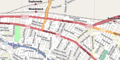 Street kart over woodstock Cape Town